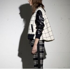 Sacai Luck wool varsity bomber jacket